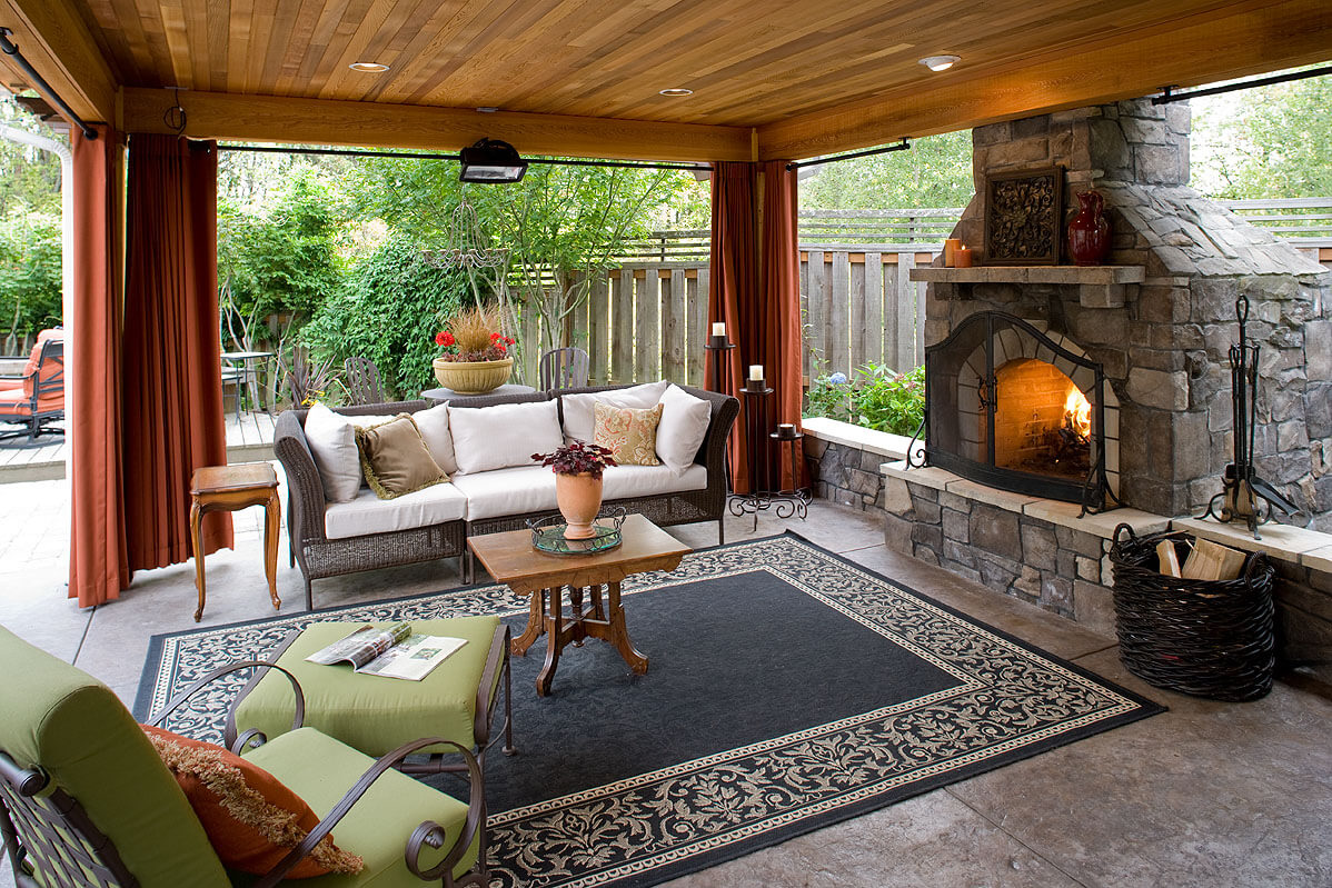 outdoor living room design edmond ok